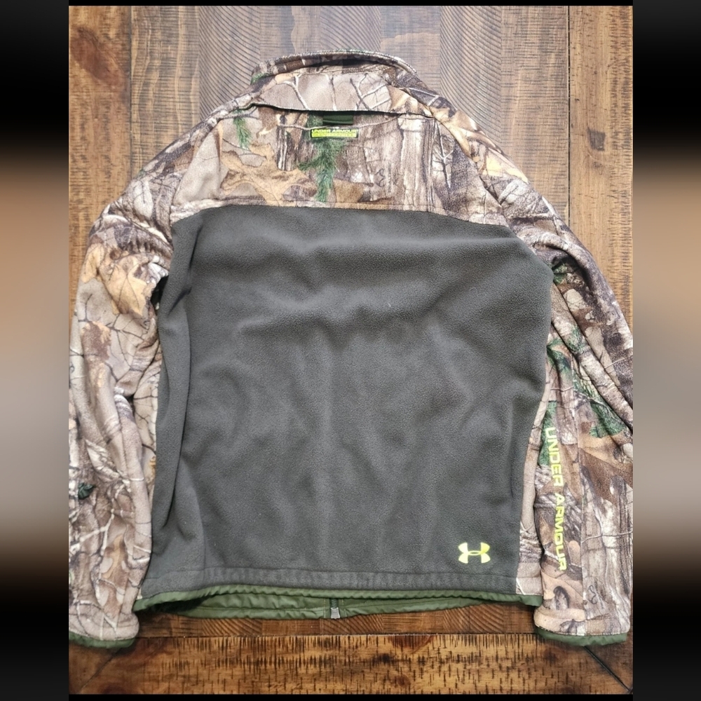 Under Armour Scent Control Zip Up Hunting Jacket Mens Size Large